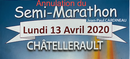 Annulation du Semi Marathon 2020