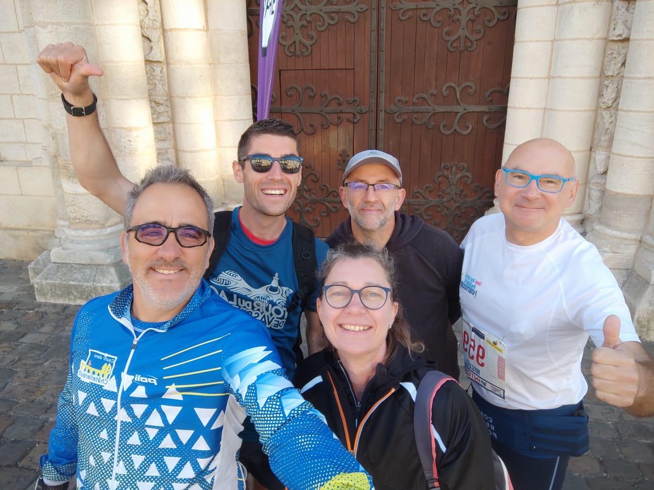 Les coureurs de CDC à Poitiers