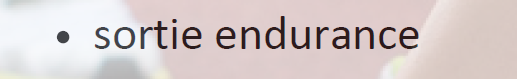 descriptif de l'activité