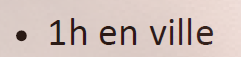 descriptif de l'activité