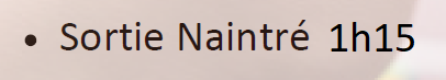 descriptif de l'activité