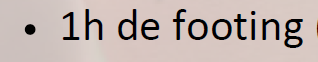 descriptif de l'activité