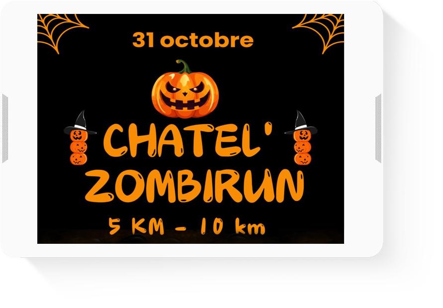 Chatel Zombi Run